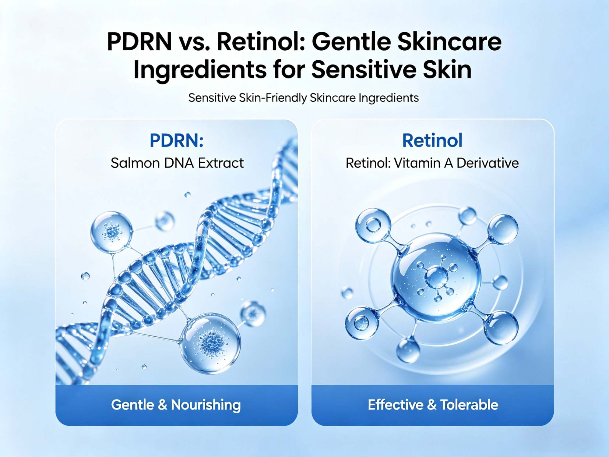 PDRN vs. Retinol: Uma Alternativa Suave para Peles Sensíveis – O Que os Formuladores Precisam Saber
