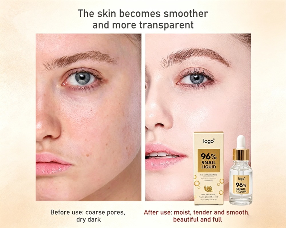 snail essence before after refined pores snail essence before after refined pores